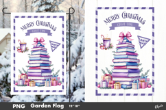 Merry Christmas, Garden Flag Sublimation PNG Product Image 1