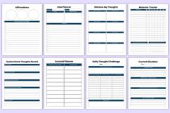 2027 Anxiety &amp; Depression Planner | Care Product Image 7