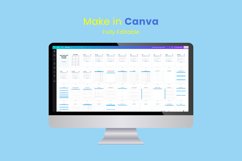Editable 2024 Addiction Recovery Planner Canva Product Image 7