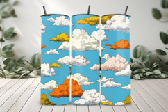 Cloud Seamless Pattern and Digital Paper Product Image 8