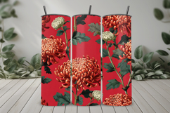 Chrysanthemum Flower Seamless Pattern and Digital paper Product Image 8