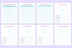 2026 Baby Memory Book Bundle Canva Template Product Image 8
