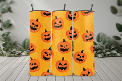 Halloween Scary Pumpkin Seamless Pattern and Digital Paper Product Image 8