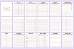 Ultimate 2026 ADHD Life Organizer Bundle Canva Interiors Product Image 8