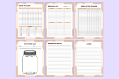 2026 Vision Board &amp; Goal Workbook Canva Templates Product Image 7