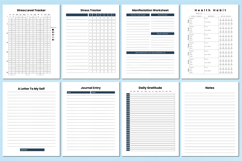 2026 Mental Health Planner Canva Interior Product Image 8