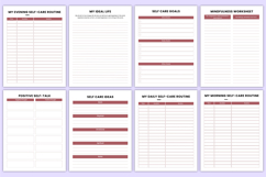 2026-27 Self Care Journal Canva Templates Product Image 8