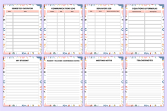 2026 Teacher Planner Bundle Canva Template Product Image 8