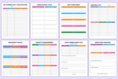 2026 Self-Discovery Workbook Canva Interiors Product Image 9