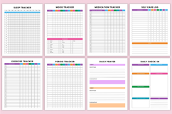 2026 Self Care Growth Journal Canva Template Product Image 8