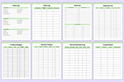 2026 Gardening Journal Bundle Canva Template Product Image 8