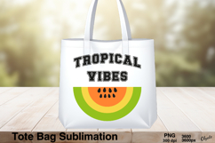 Tote Bag Summer Sublimation. Tote Bag Design Product Image 1