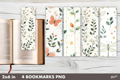 Vintage Easter Bookmark PNG. Spring Printable Bookmark PNG Product Image 1