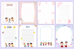 Mega Kids Writing Notebook Paper Bundle Canva Templates Product Image 8