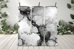 Black and White Alcohol Ink Seamless Pattern Product Image 8