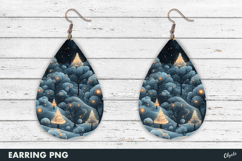 Christmas Earring Fairy PNG, Teardrop Earring Product Image 1