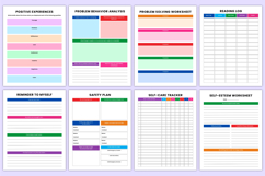 2026 Mental Health Workbook Canva Template Product Image 8