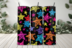 Scribble Stars Seamless Pattern and Digital Paper Design Product Image 8