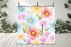 Pastel Flowers Seamless Pattern and Digital Paper. Product Image 8