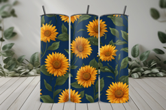Sunflower Seamless Pattern and Digital Paper Design Product Image 7