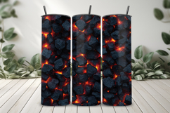 Burning Coal Seamless Pattern and Digital paper Product Image 8