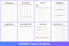 Editable Girl Boss Planner Canva Template Product Image 8