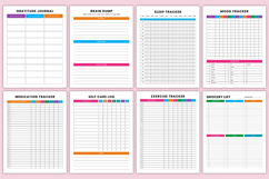 2026 Mental Wellness &amp; Self-Care Journal Canva Templates Product Image 8