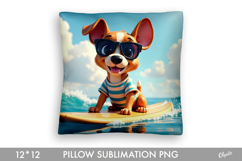 Cute Animal Pillow. Summer Pillow Design Product Image 1