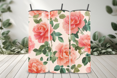 Watercolor Minimal Rose Seamless Pattern and Digital paper Product Image 8