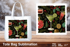 New Year Celebration Sublimation, Tote Bag PNG Product Image 1