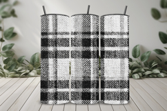 Black and White Tweed Plaid Seamless Pattern Product Image 8