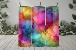 Rainbow Alcohol Ink Seamless Pattern and Digital Paper Product Image 7