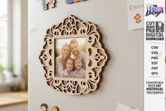 Fridge Magnet Frame Laser Cut Bundle | Magnetic Photo Frame Product Image 10