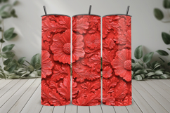 Embossed Floral Seamless Pattern and Digital Paper Product Image 8