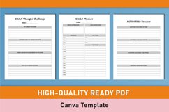 Editable Depression Therapy Journal Canva Template Product Image 8