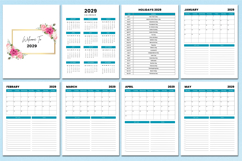 5 Year Monthly Agenda 2026 - 2030 Canva templates Product Image 8