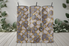 Stone and Gold Seamless Pattern and Digital Paper Design Product Image 8