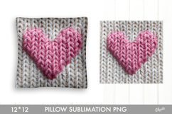 Knitting Pink Pillow Sublimation PNG Product Image 1