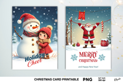 Christmas Celebration, Printing Card PNG Product Image 1
