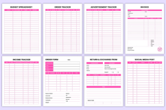 2026 Girl Boss Organizer Bundle Canva Template Product Image 8