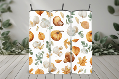 Watercolor Fall Elements Seamless Pattern and Digital Paper Product Image 8