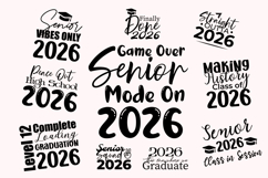 Senior 2026 Svg Bundle Product Image 8