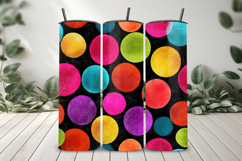 Bright Pop Circles Seamless Pattern and Digital paper Product Image 7