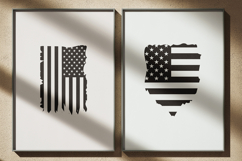 Distressed American Flag SVG Bundle Product Image 8
