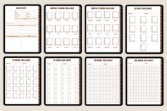 2026 Digital Reading Journal Bundle Canva Template Product Image 9