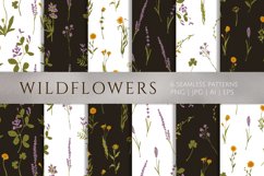 Patterns with Wildflowers Vector Product Image 1