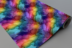 Rainbow Alcohol Ink Seamless Pattern and Digital Paper Product Image 8