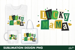 Lucky Mama, St Patrick’s Day SVG, PNG, EPS Product Image 1