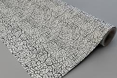 Black and White Crackle Seamless Pattern and Digital paper Product Image 9