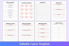 Self Care Journal Bundle Canva Template Product Image 9
